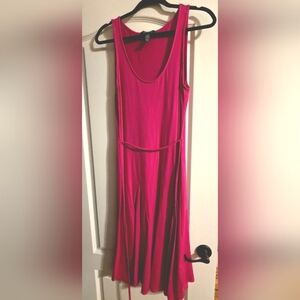 Sleeveless Pink Maxi Dress